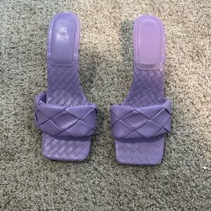 Cape Robbin Purple Woven Heels